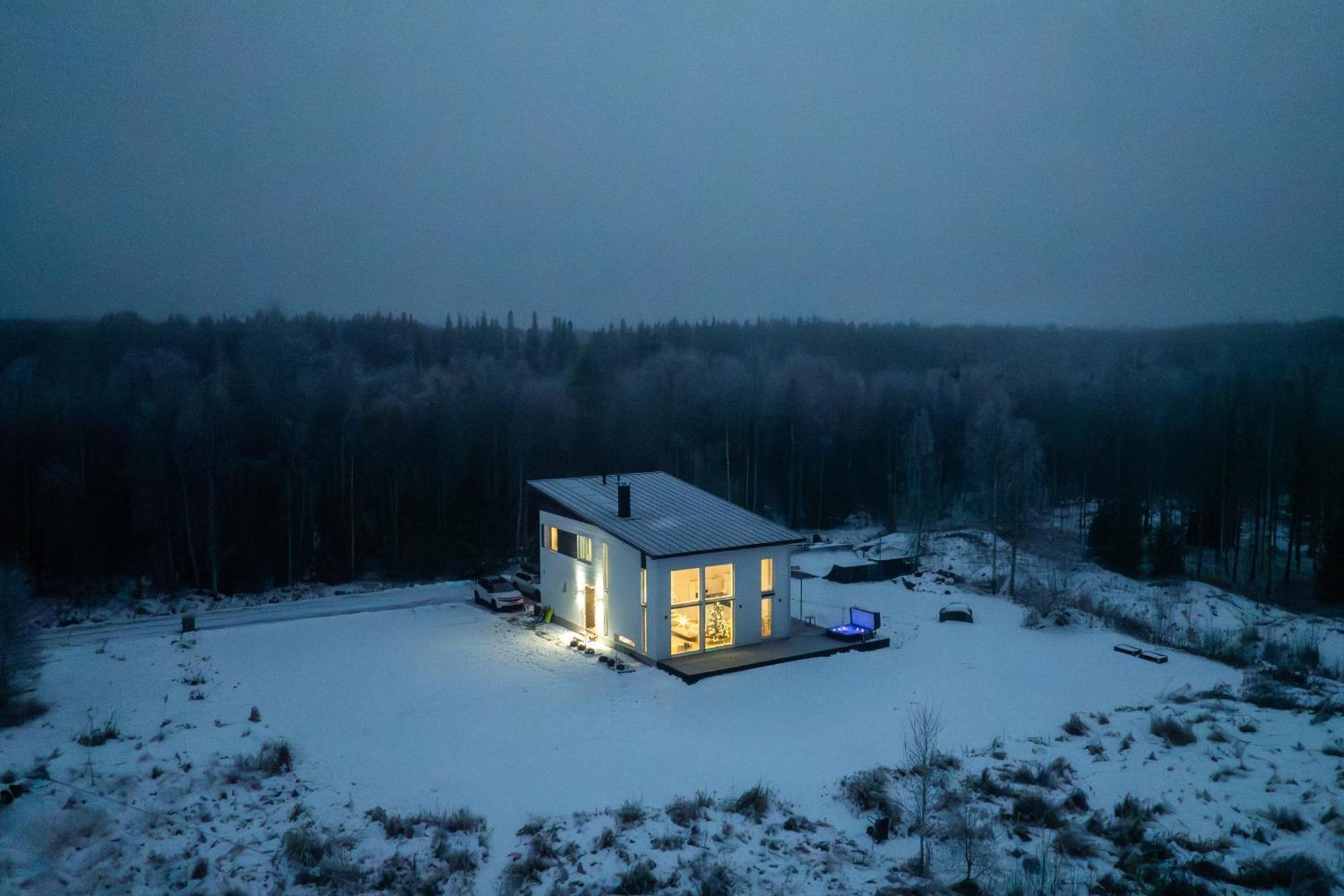 Villa Nightsky -Private Location, Sauna And Jacuzzi Rovaniemi Luaran gambar