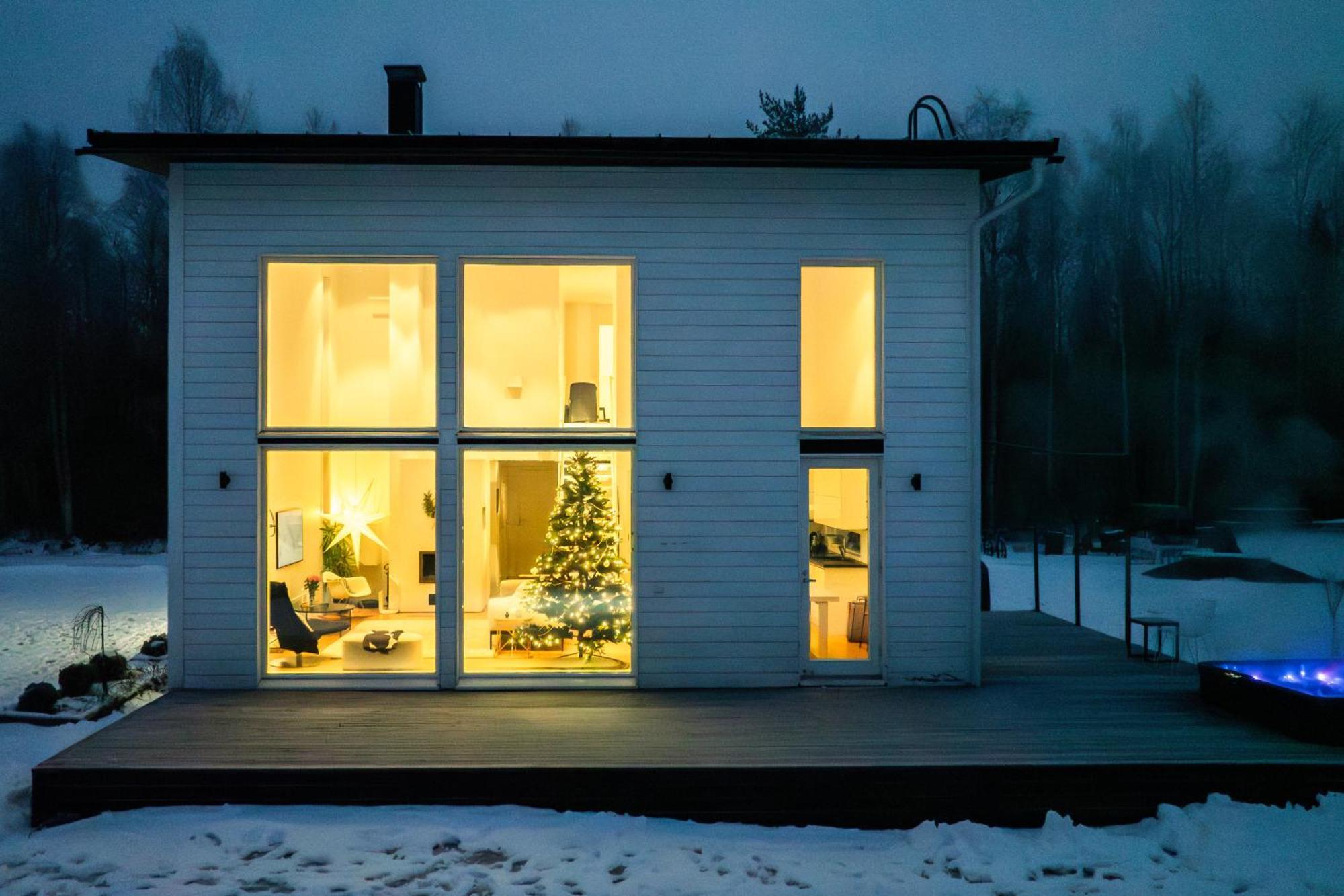 Villa Nightsky -Private Location, Sauna And Jacuzzi Rovaniemi Luaran gambar